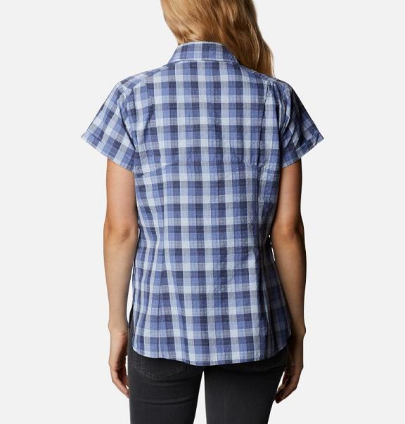 Columbia Silver Ridge Shirts Blue For Women's NZ7624 New Zealand